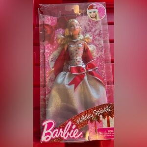 2010 Mattel Barbie Holiday Sparkle Doll With Box Damage NRFB Collectible